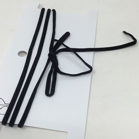 BP. Triple Layer Velvet Bow Choker (E2) - Picture 2 of 3